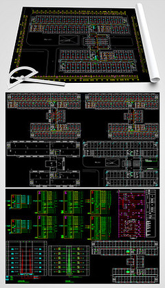轻钢结构厂房CAD建筑结构设计图与建筑智能化系统设计的整合